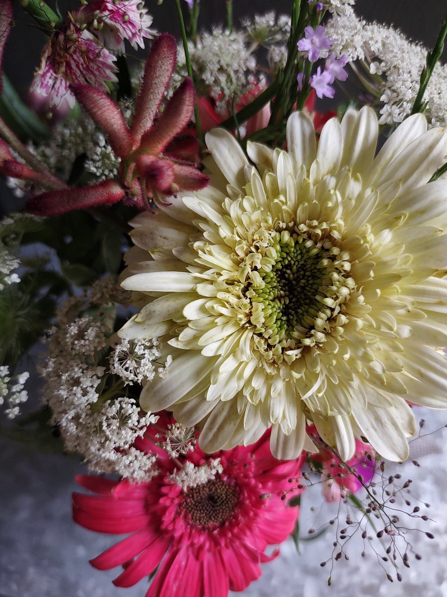 Mason Jar Cup Flower Arrangement - Cold Creek Natural Farm