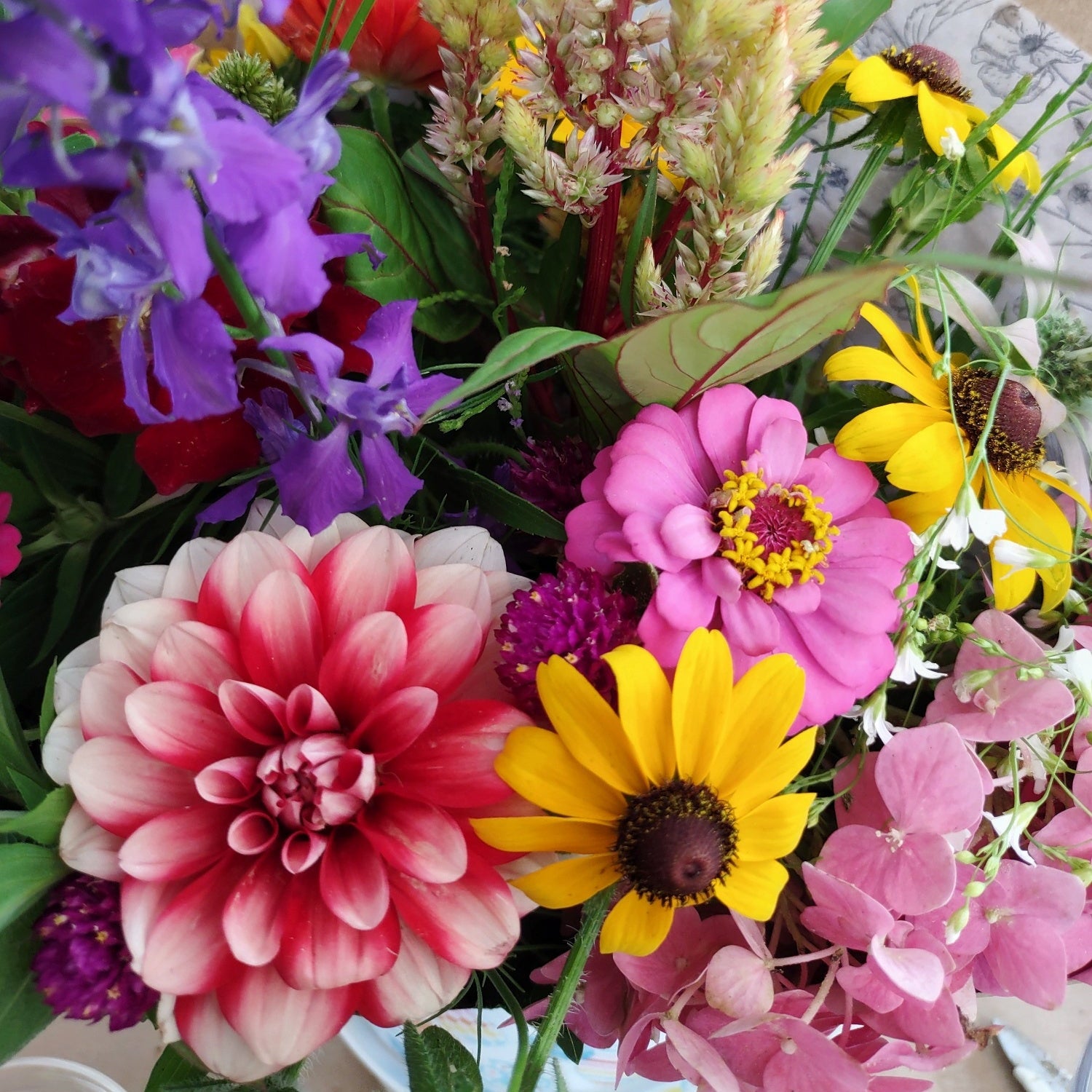 Hand Tied Flower Arrangement - Cold Creek Natural Farm