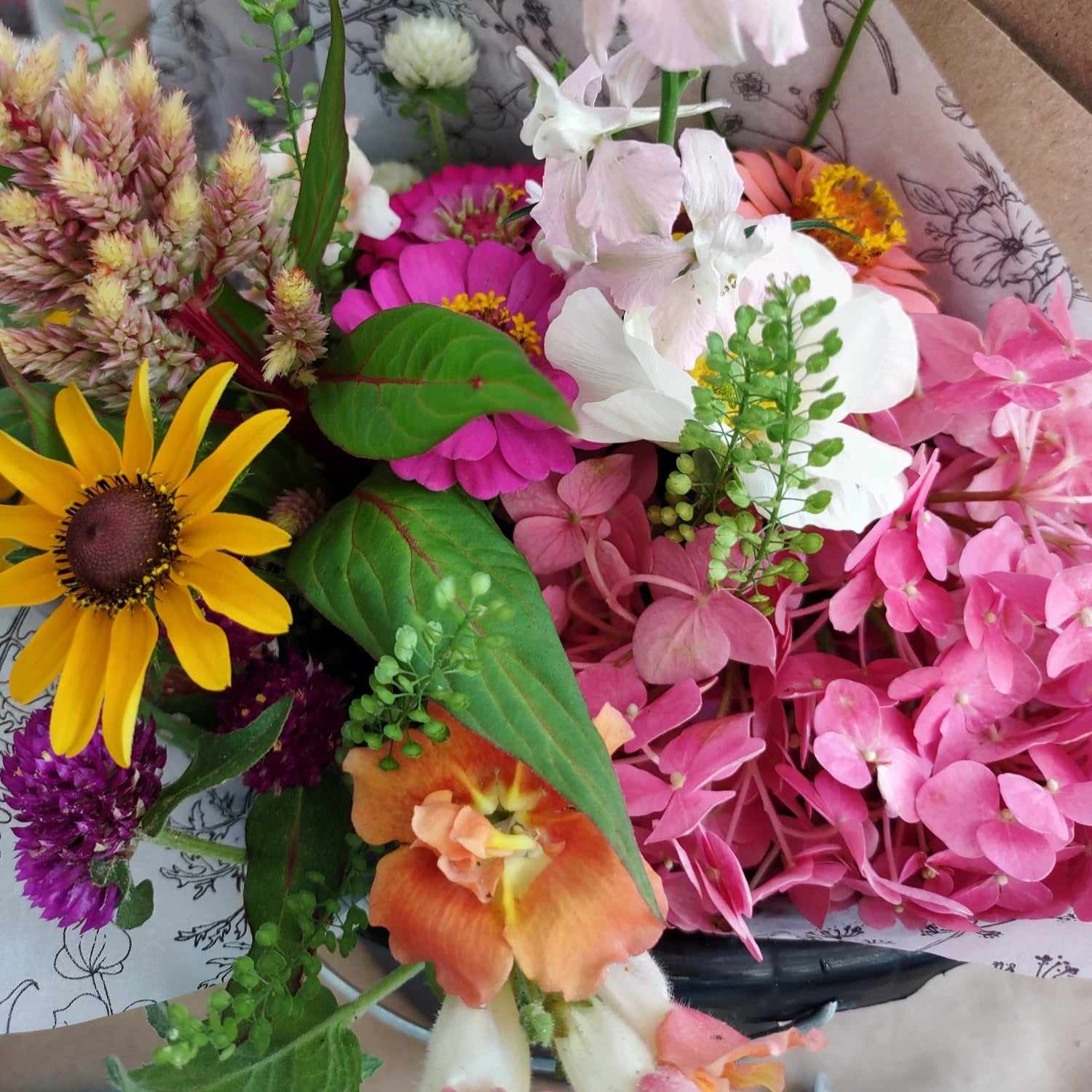 Hand Tied Flower Arrangement - Cold Creek Natural Farm