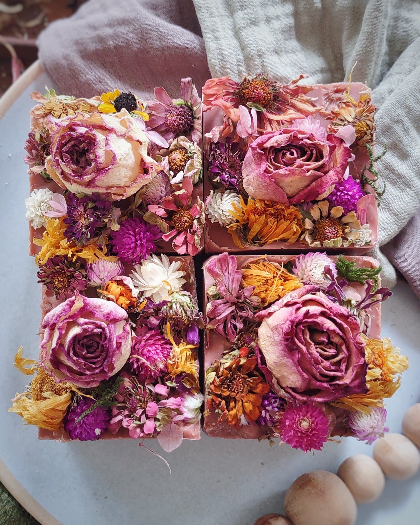Country Garden Botanical Soap Blocks