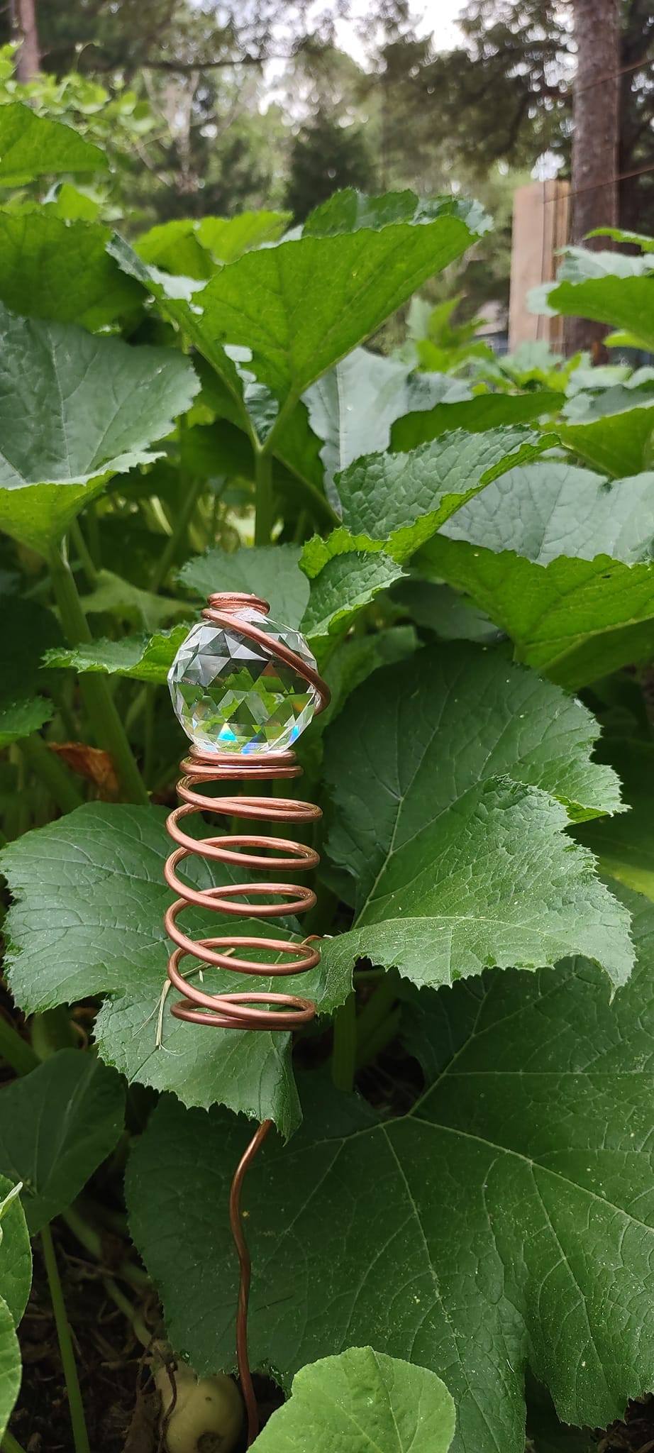 Electroculture Copper and Crystal Garden Coil - Cold Creek Natural Farm