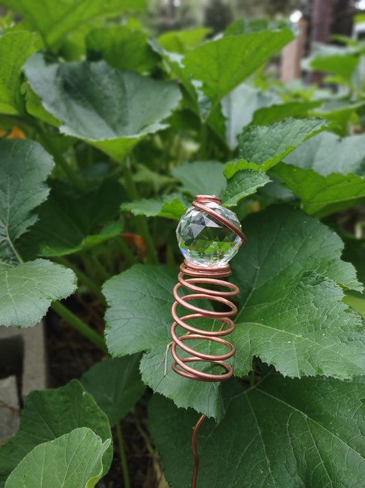 Electroculture Copper and Crystal Garden Coil - Cold Creek Natural Farm
