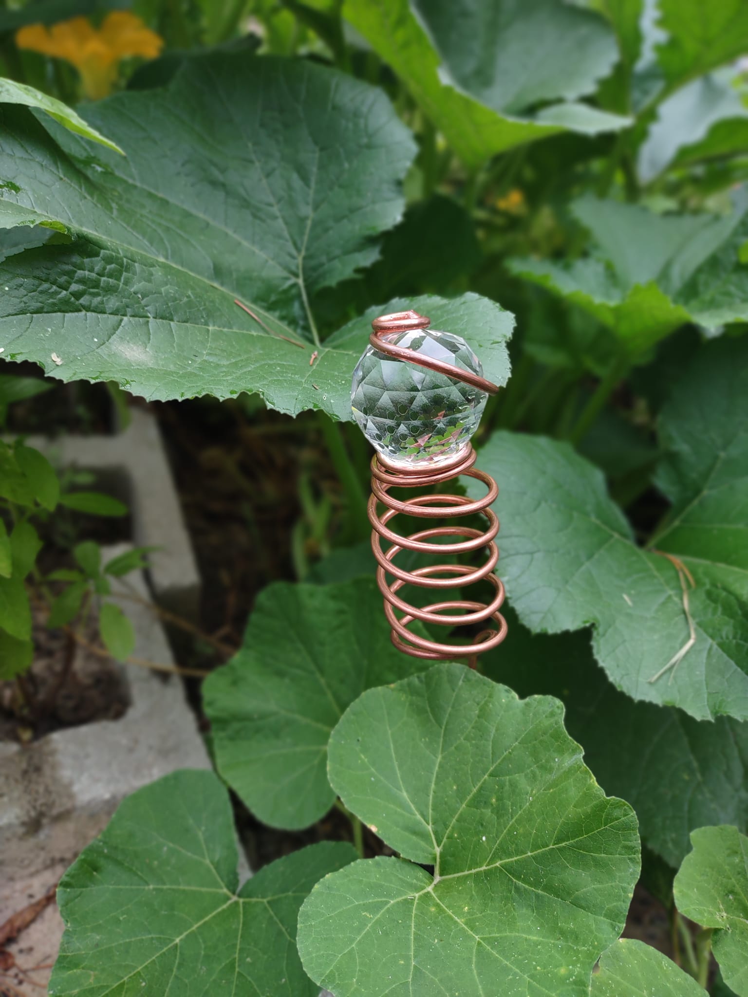 Electroculture Copper and Crystal Garden Coil - Cold Creek Natural Farm