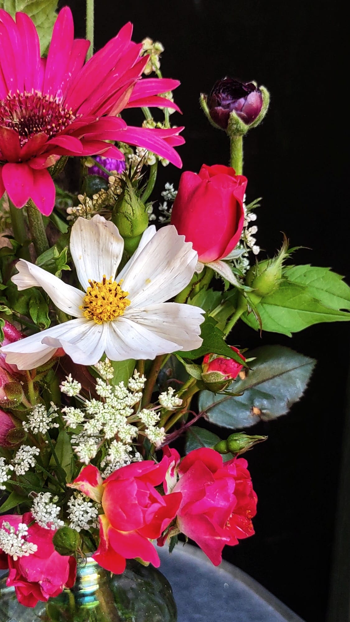 Mason Jar Cup Flower Arrangement - Cold Creek Natural Farm