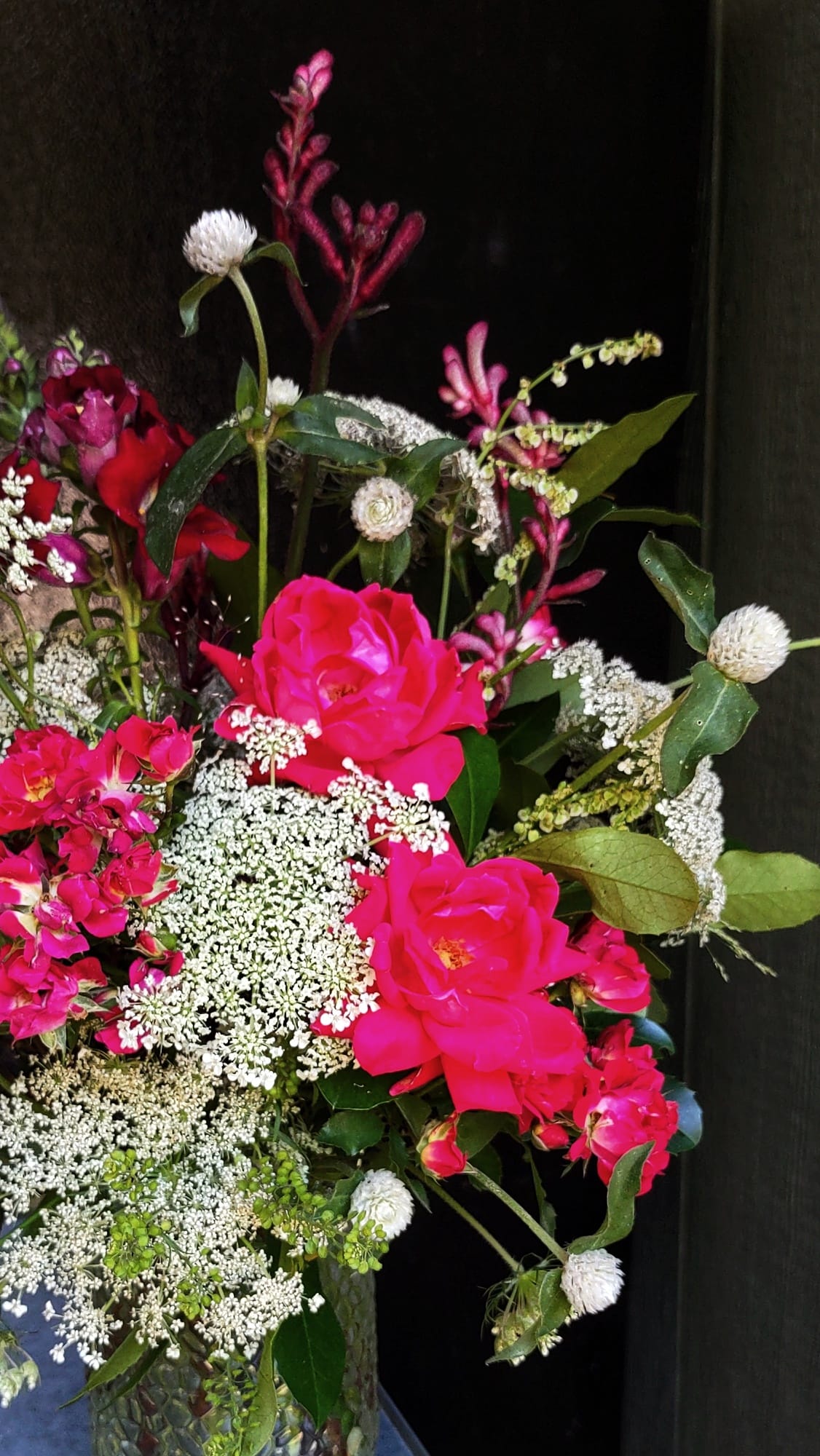 Mason Jar Cup Flower Arrangement - Cold Creek Natural Farm
