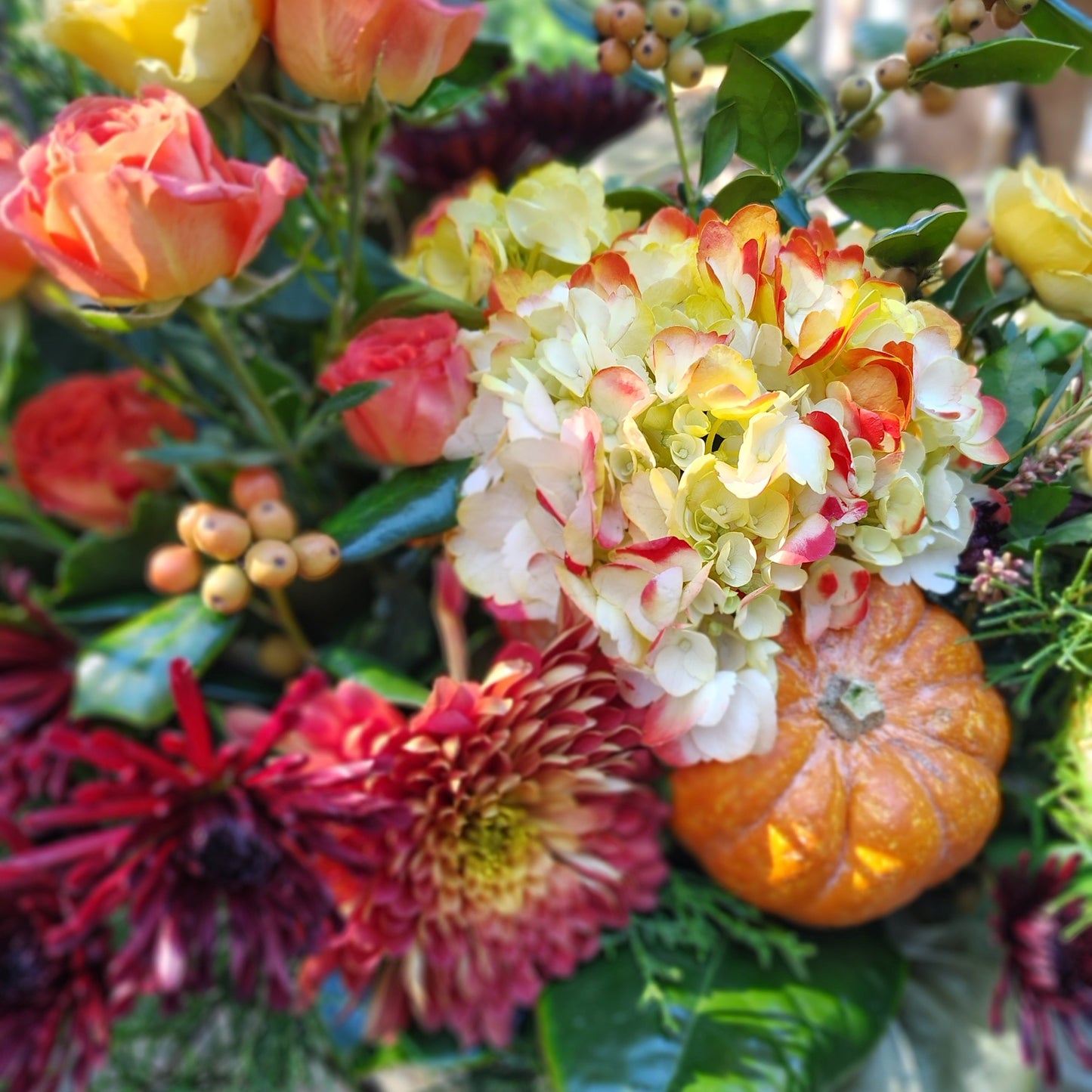 Ready for Delivery - Fall Flower XL Arrangement - Free HAWL Delivery