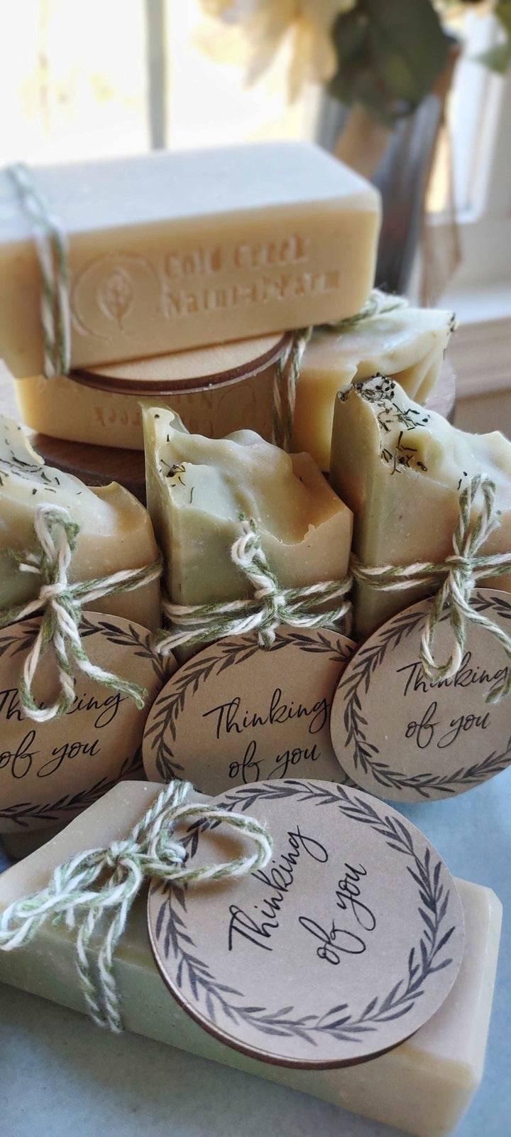 Mini Soap Gift Favors - Personalized - Cold Creek Natural Farm