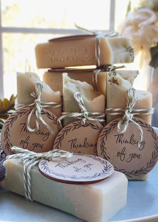 Mini Soap Gift Favors - Personalized - Cold Creek Natural Farm