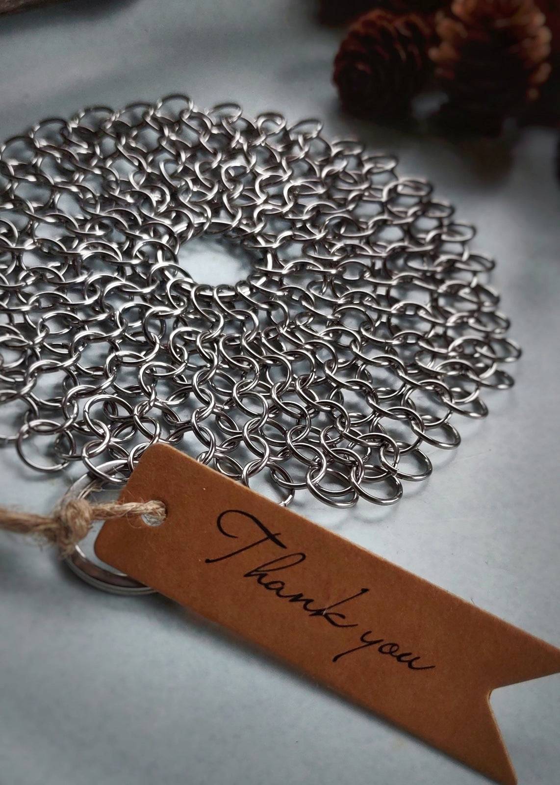 Stainless Steel Cast Iron Pot Scrubber - Cold Creek Natural Farm
