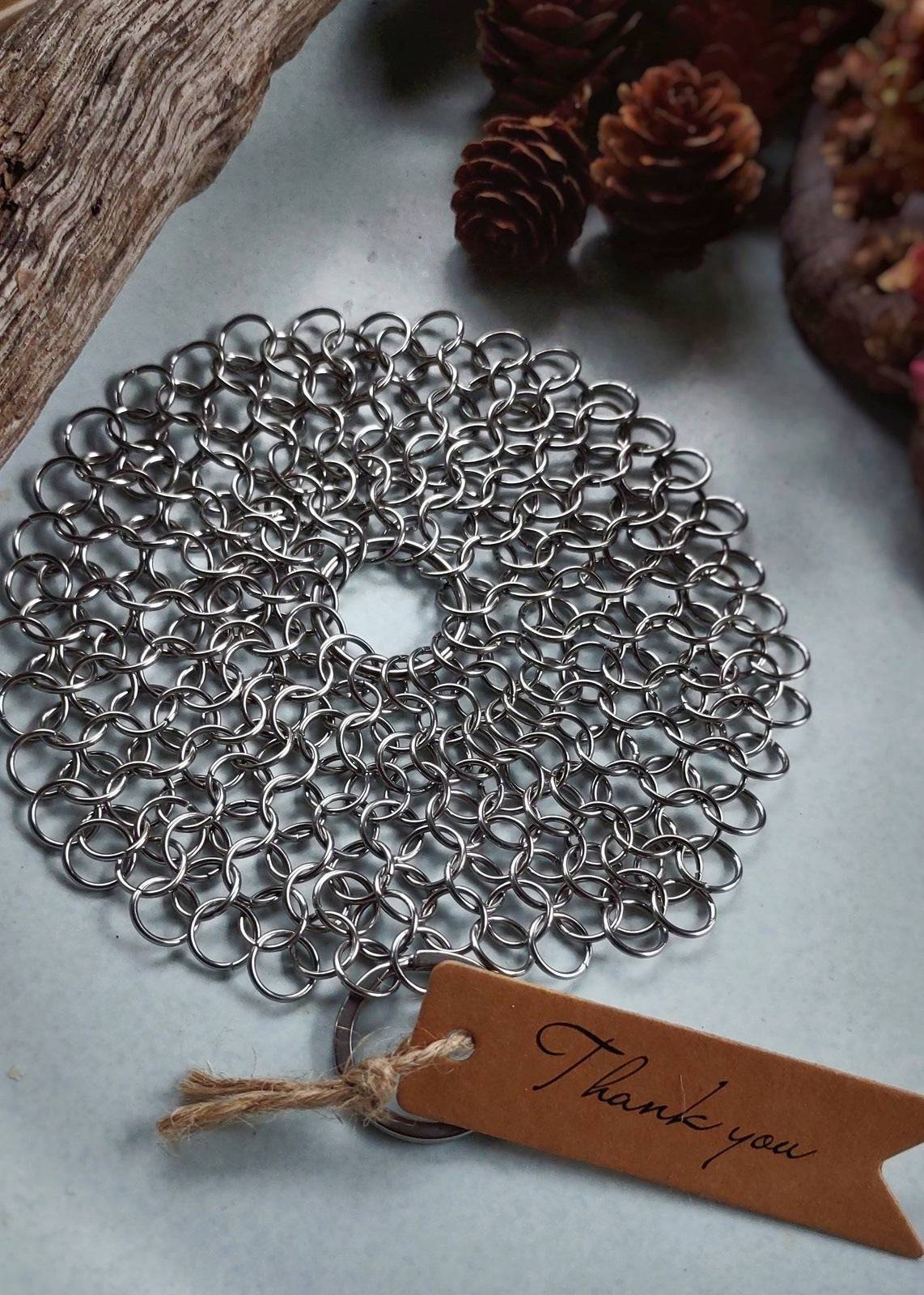 Stainless Steel Cast Iron Pot Scrubber - Cold Creek Natural Farm
