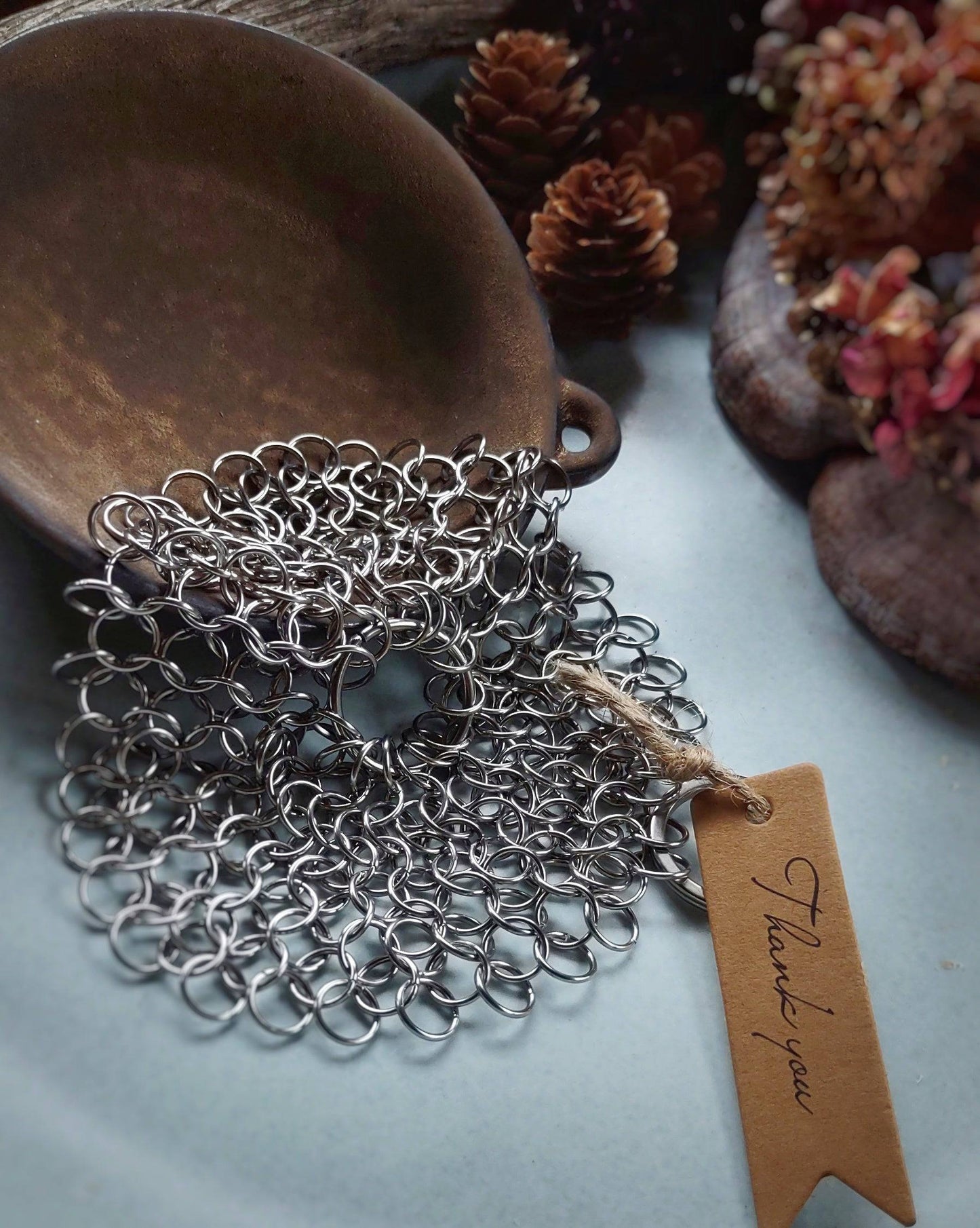 Stainless Steel Cast Iron Pot Scrubber - Cold Creek Natural Farm