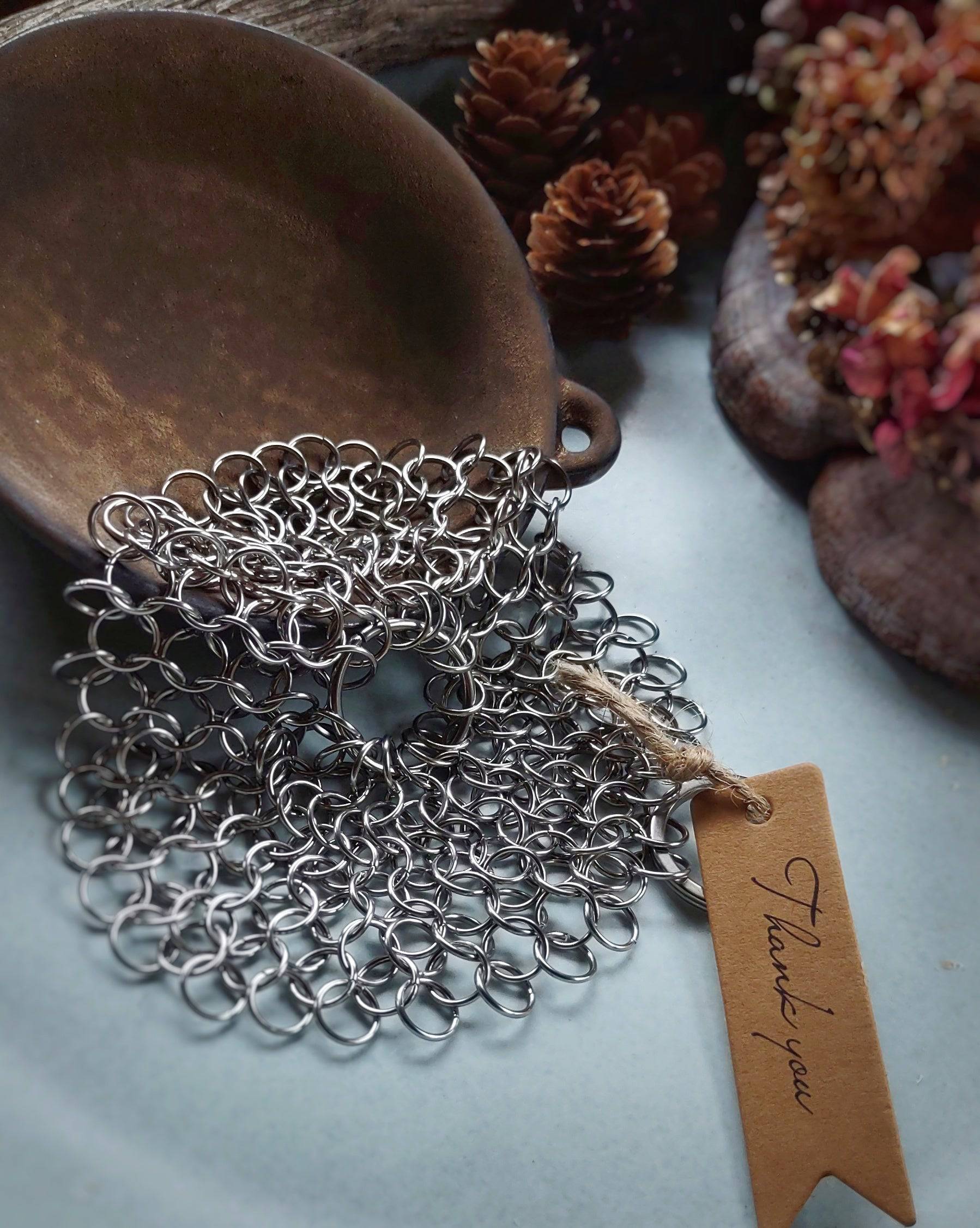 Stainless Steel Cast Iron Pot Scrubber - Cold Creek Natural Farm