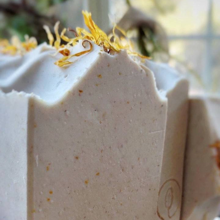 Lemongrass & Calendula - Face and Body Goat Milk Soap - Cold Creek Natural Farm