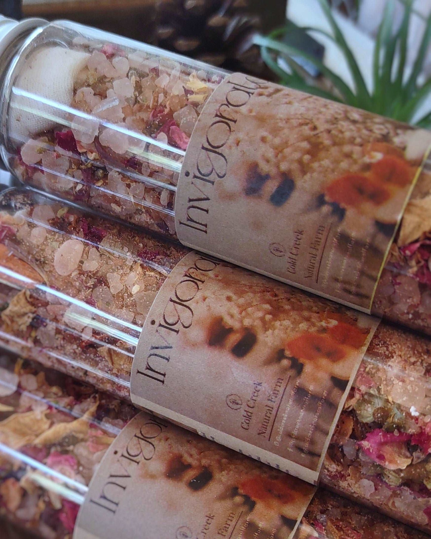 BATH SOAK - Botanical Bath Salts & Soaking Bag - Cold Creek Natural Farm