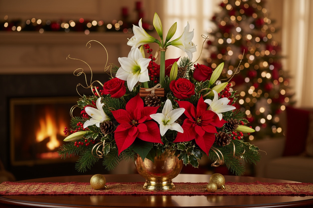 holiday flowers