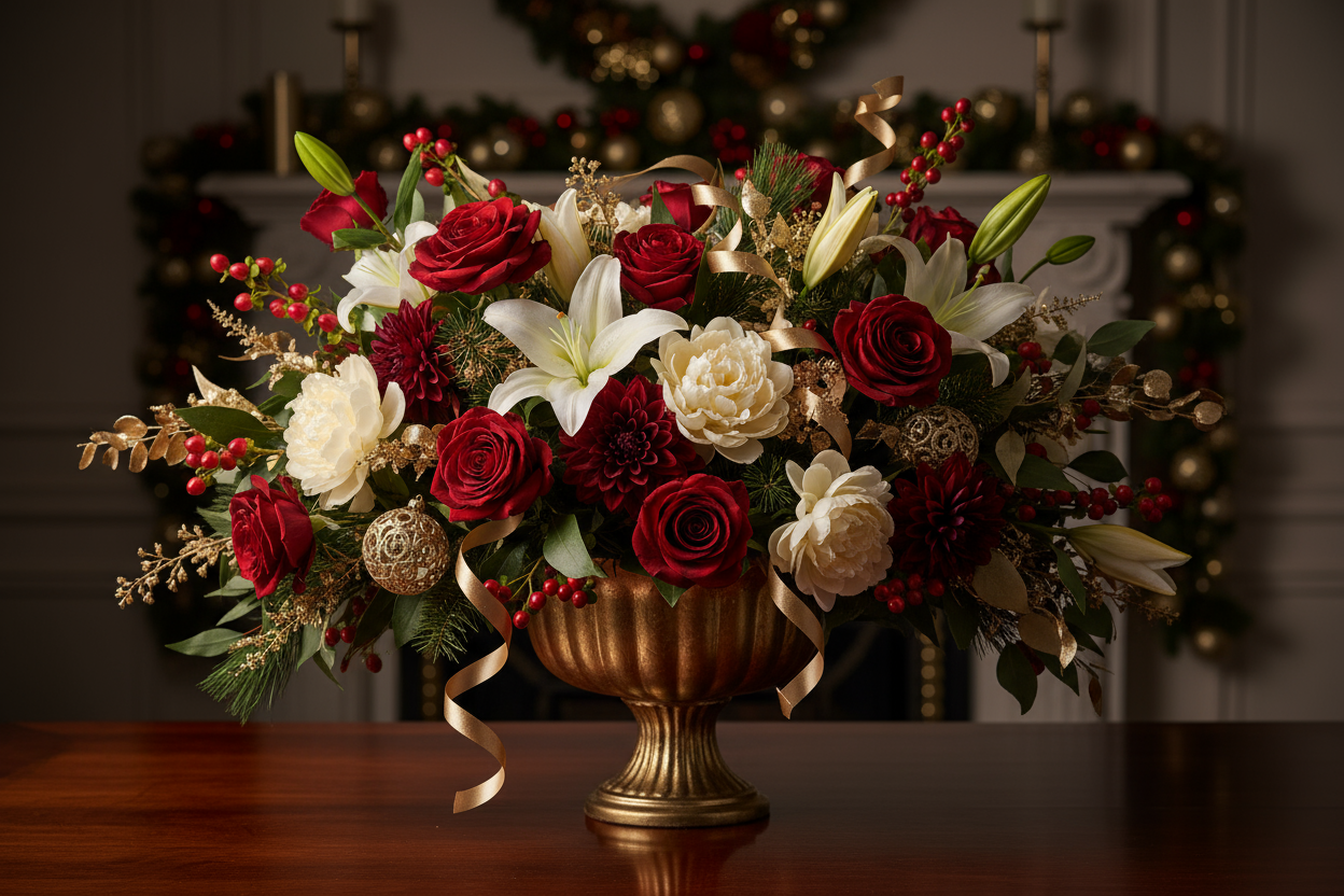 holiday luxe florals