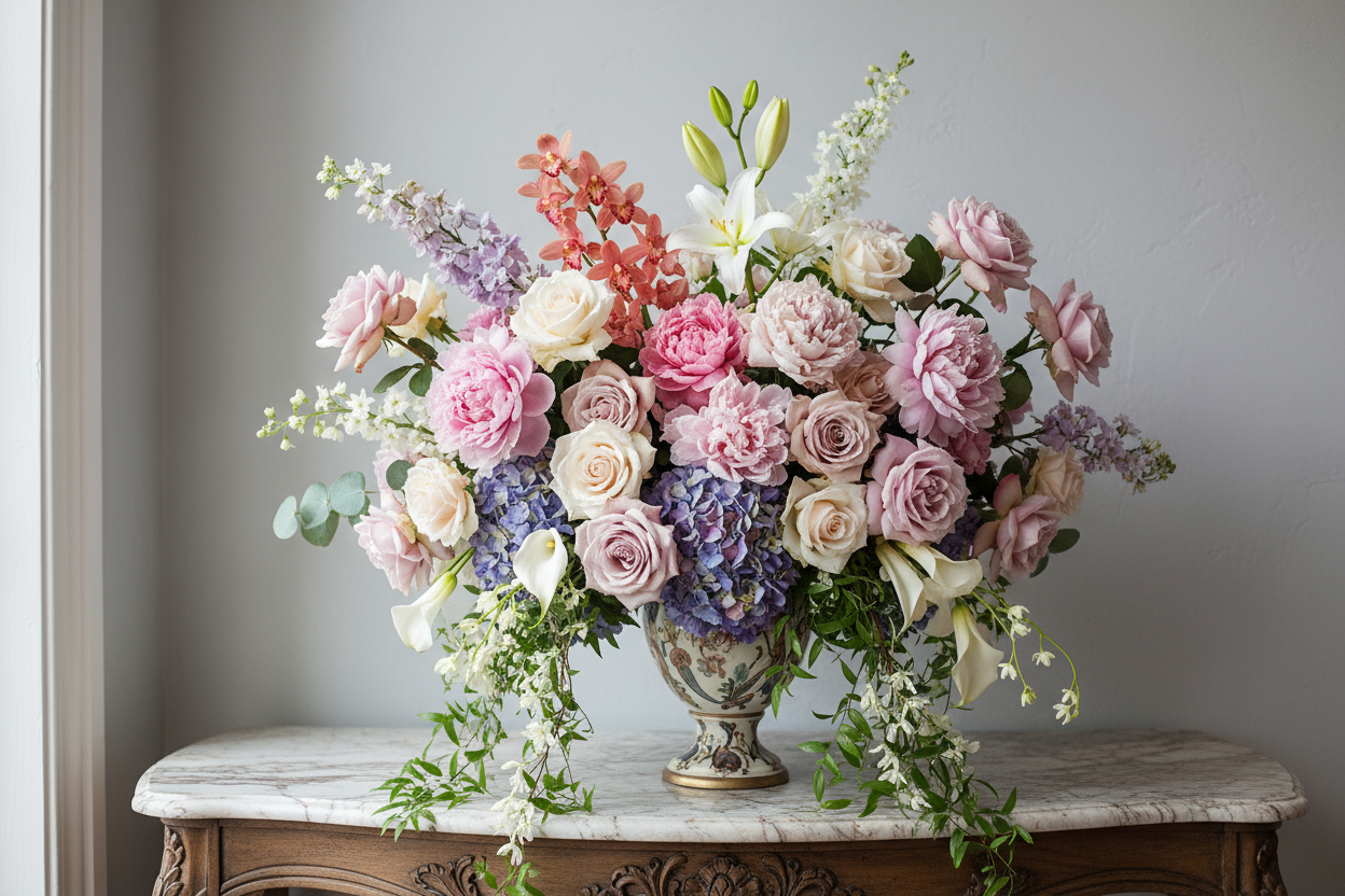 large floral arrangement