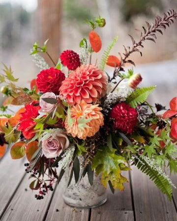 Flower Arrangement in Vessel - Free HAWL Delivery