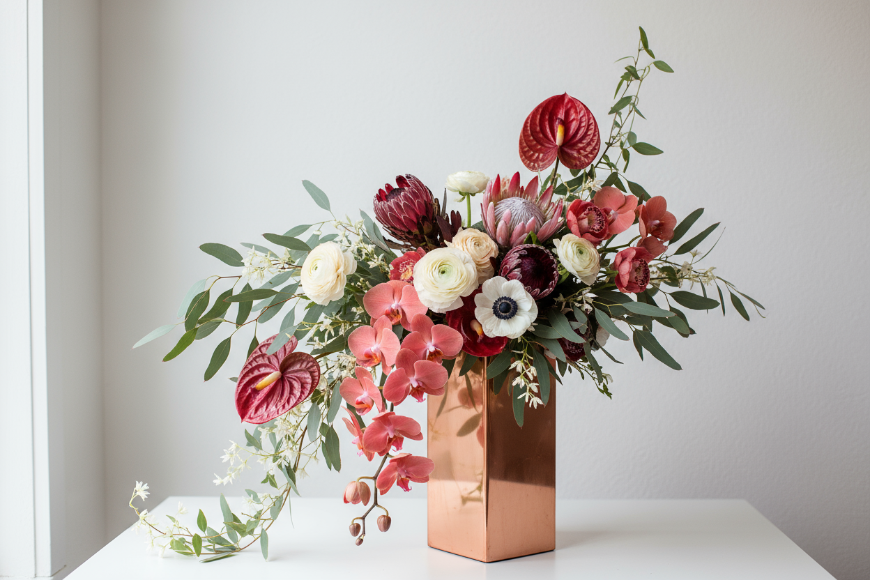 unique floral arrangement
