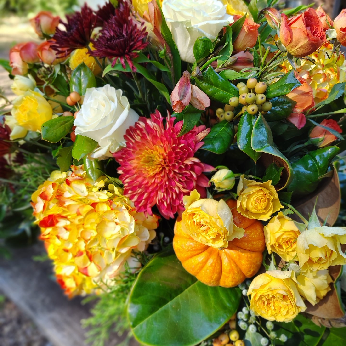 Ready for Delivery - Fall Flower Deluxe XL Arrangement - Free HAWL Delivery