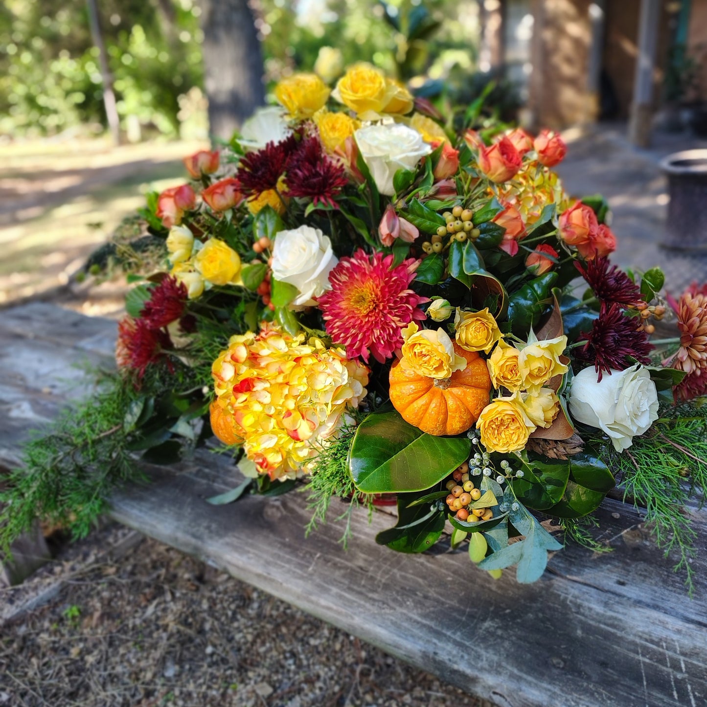 Ready for Delivery - Fall Flower Deluxe XL Arrangement - Free HAWL Delivery