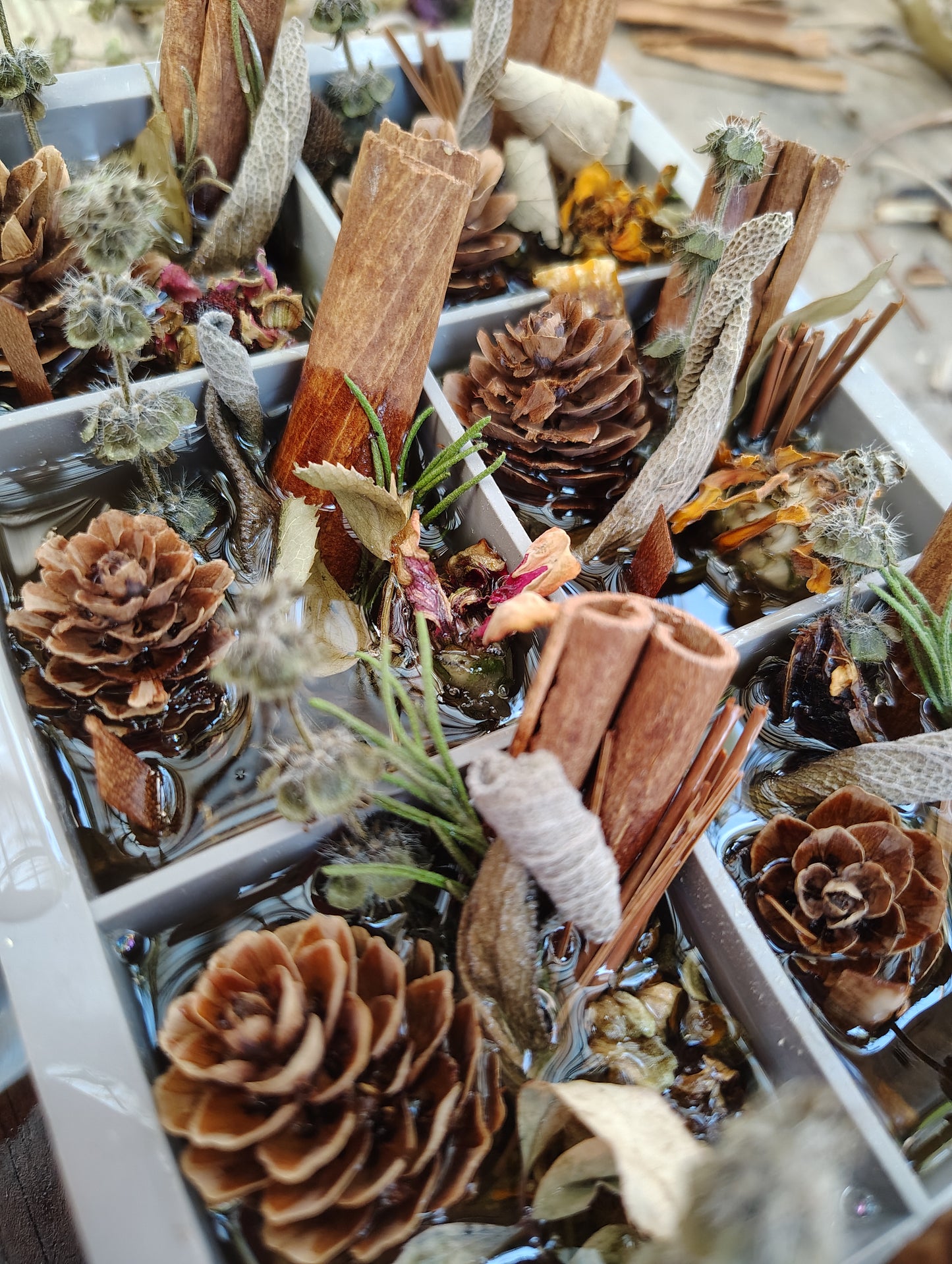 Herbal Fire Starter Cube - Wood Wick - Candle Gift