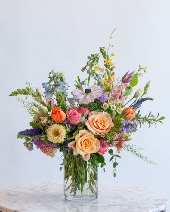 Flower Arrangement in Vessel - Free HAWL Delivery