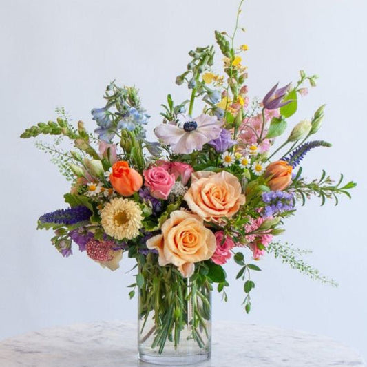 Flower Arrangement in Vessel - Free HAWL Delivery