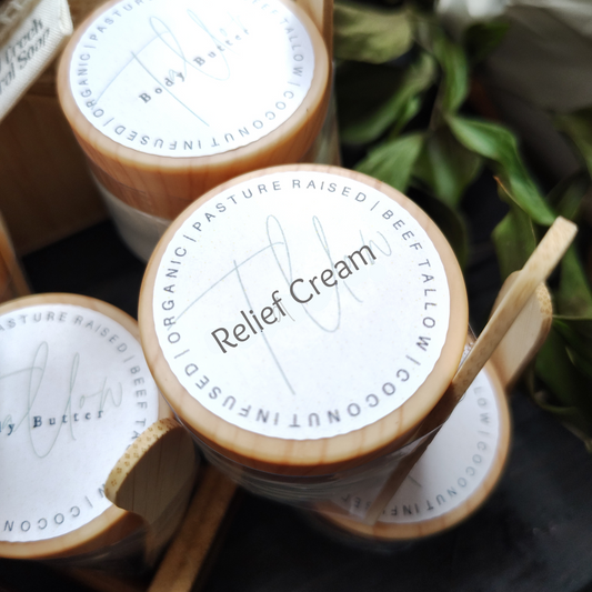 The Nurture Line | Relief Cream | Organic Beef Tallow